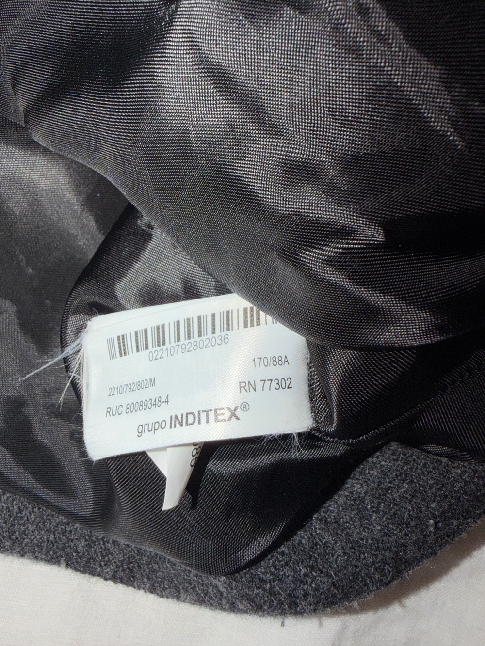 ZARA Oversized Manteco Wool Coat ZW Collection Gray - Picture 7 of 7